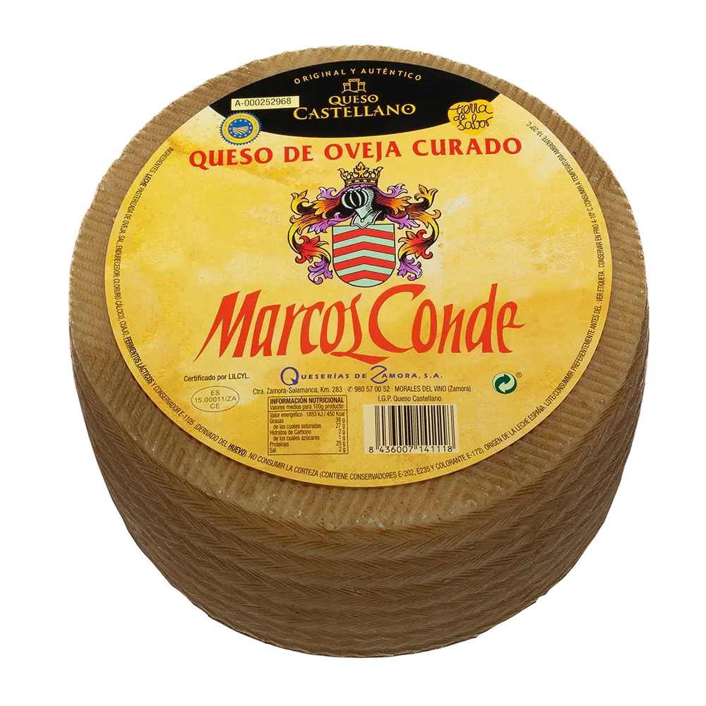 Imagen de QUESO DE OVEJA CURADO MARCOS CONDE