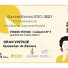 1º Premio en Gourmet Quesos Categoría Oveja Añejo 2020/2021 1º Premio en Gourmet Quesos Categoría Oveja Añejo 2020/2021