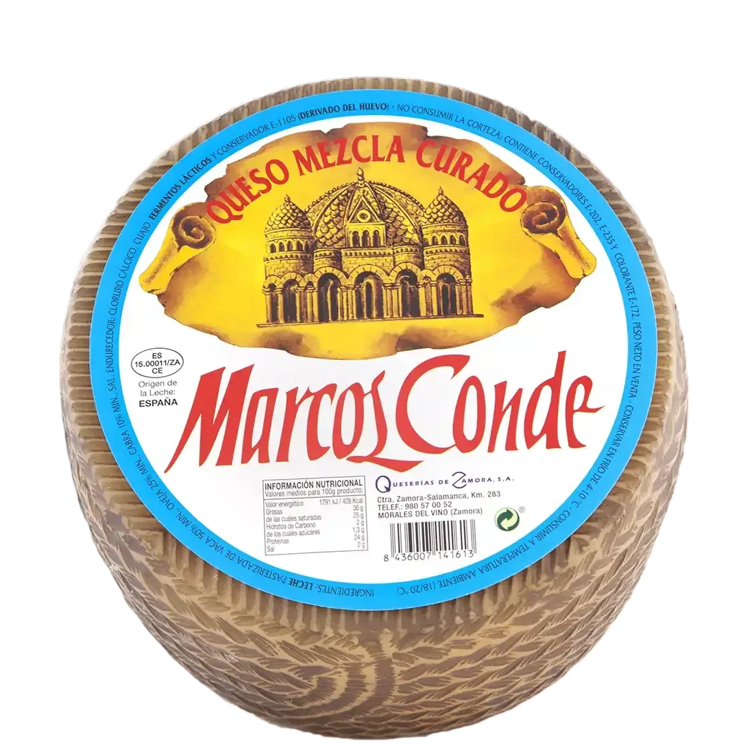 Imagen de QUESO DE MEZCLA CURADO MARCOS CONDE