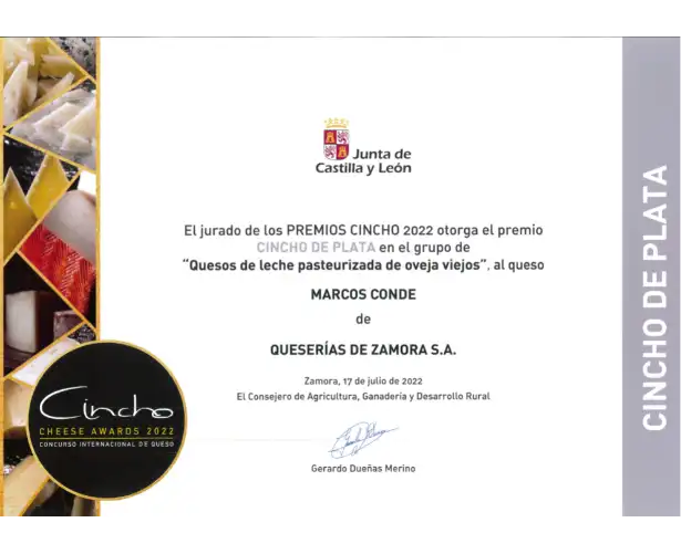 Cincho de plata oveja viejo 2022